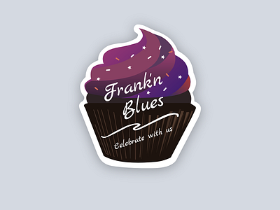 Frank'n Blues Logo for a Cake shop 2021 trend 2021trend blues brand branding branding logo cake cake logo cake shop company company brand logo company logo conceptual creative frank logo logo design startup branding trending ui