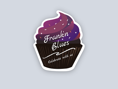 Frank'n Blues Logo for a Cake shop