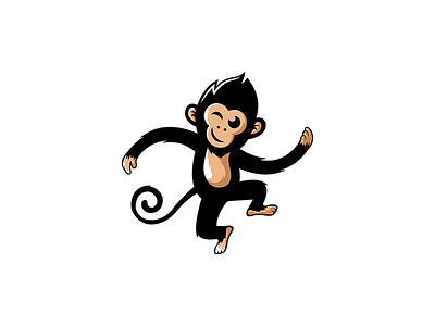 The Funeral Monkeys branding clean creative monkey design illustration logo modern monkey monkey logo monkey mascot simple the funeral monkeys vector