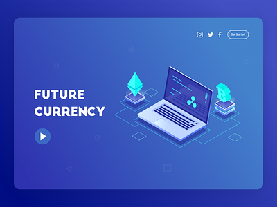 Future Currency bitcoin blue cover design crypto currency ethereum future future currency purple ripple website