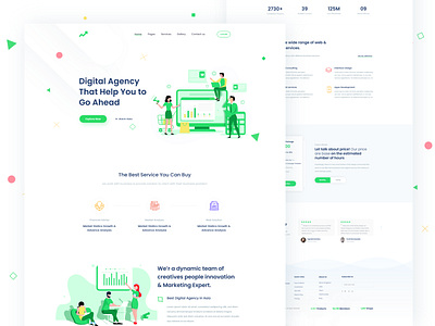 Digital Agency 2d animation branding crypto debut design digital agency flat graphic design icon illustraion logo minimal sketch template typography ui ux web website