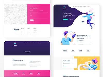 Learn To Arcade 2d blue branding design flat illustration landing page logo mascot logo pink ui ux website website design yellow