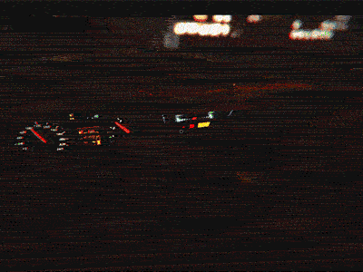 Broken GIF - Retro game artifacts car game posterize retro shelby unity vhs