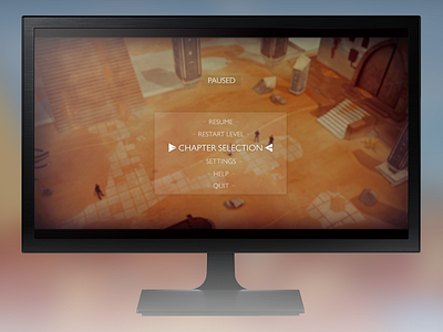 UNGOD - Pause Screen game hud mainmenu menu minimap pause unity