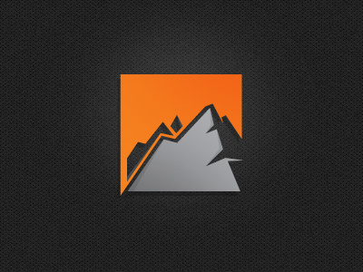 Mountain aventure branding colors design icon identity logo logotype mountain orange team work top