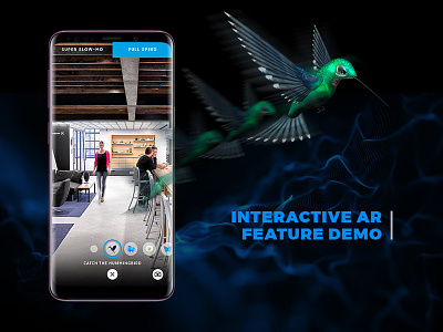 Explore 837 : AR Demo ar art direction augmented reality explore837 new media product design samsung samsung s9 uiux user interface