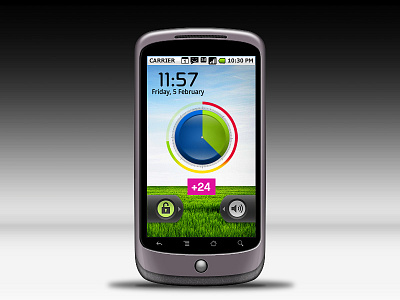 Android Lock Screen App android application components graphic design mobile design ui web design