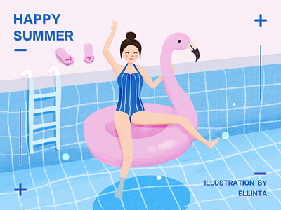 Happy Summer- 07/09/2018 at 02:36 AM illustration