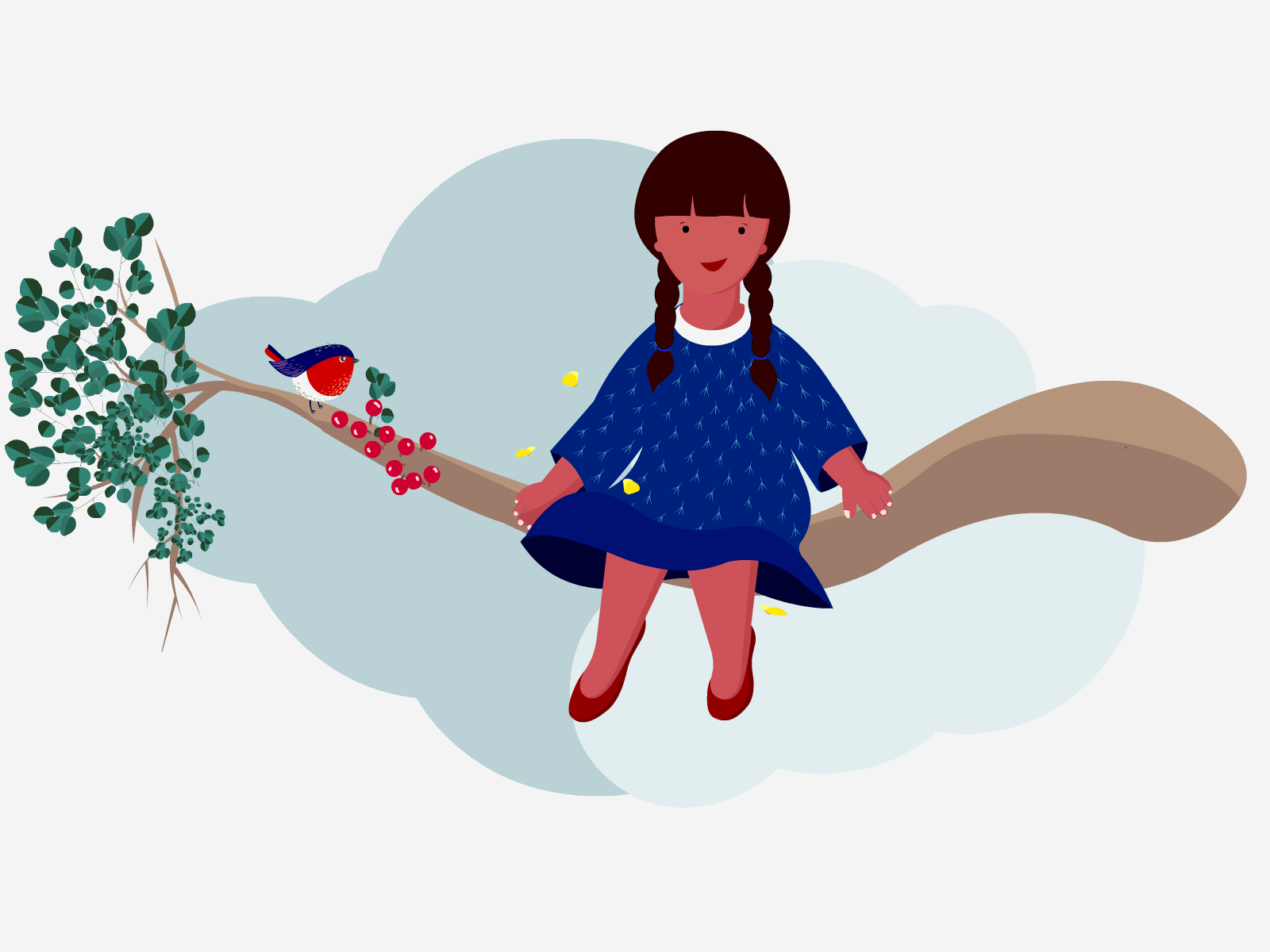 Girl in Garden