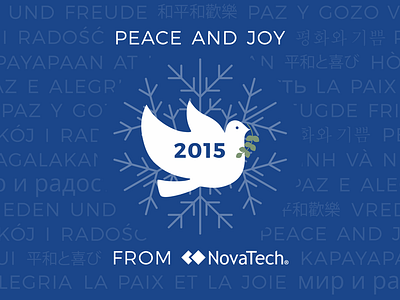 NovaTech Holiday Card