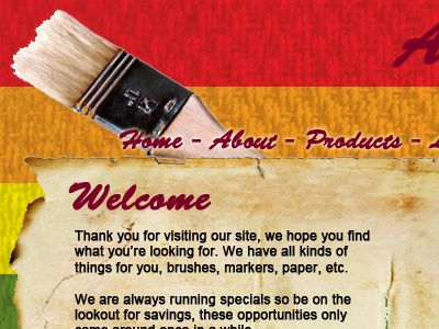 Artistic Web Site Design design rainbow website