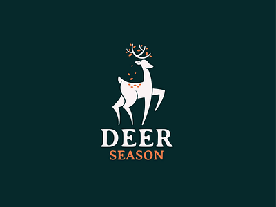 Deer Season autumn branding deer deer logo icon illustration logo logo deisgn logotype seasons vector