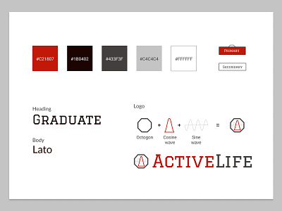 ActiveLife - Logo and Branding branding design logo sports sports brand sports logo web design