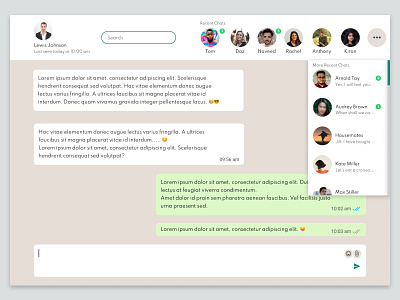 Chat Window - Whatsapp Web Reimagined