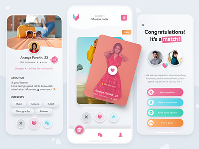 💞 Dating App Design