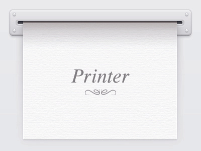 Ticket Printer flourish machine paper printer slot ticket