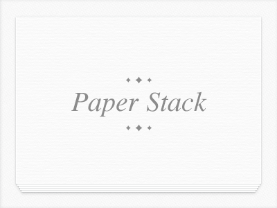 Paper stack
