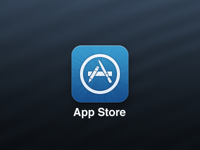 Simple App Store iOS Icon app apple icon ios ios6 simple simplified store