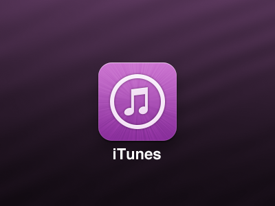 Simple iTunes iOS Icon apple icon ios itunes retina simple simplified