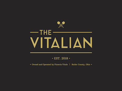 The Vitalian Branding branding food truck logo typography wip