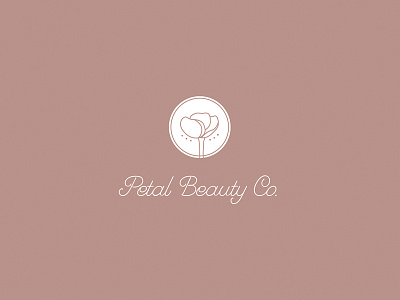 Petal Beauty beauty branding floral flower lines logo skincare