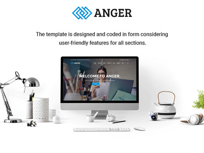 Anger - Creative Responsive Multipurpose HTML5 Template agency template bootstrap 4 business agency business template corporate template html 5 multipurpose template portfolio template