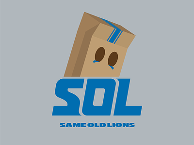 Same Old Lions detroit lions fooball logo nfl