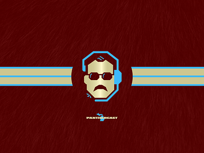 Jeff Fisher — Michigan Panthers football icon illustration logo usfl vector