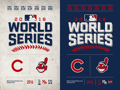 2016 World Series Poster cubs world series