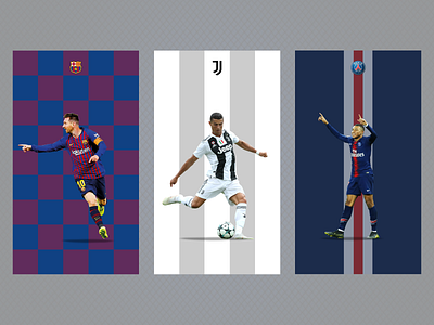 Messi | Ronaldo | Mbappé wallpaper