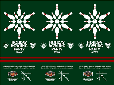 Holiday Bowling Party posters