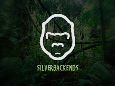 Silverbackends animal logo logo design