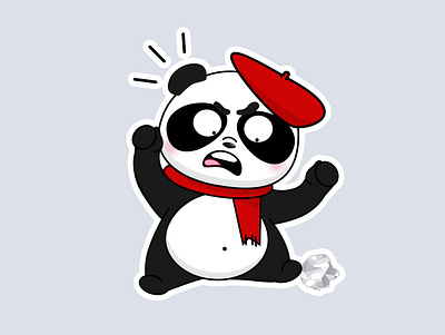 Panda_3 2d character character design creative design illustration vector дизайн иллюстрация характер