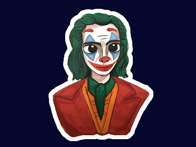 Joker 2d character creative design illustration joker дизайн иллюстрация характер