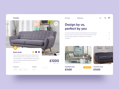 Furniture e-commerce app app design branding design ecommerce furniture app mobile service shopping app ui design web design website
