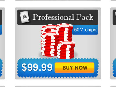 Professional Pack button buy chips market poker shop web