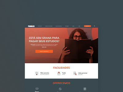 Pravaler - Education Site design education ui ux