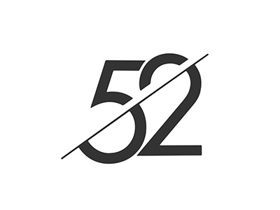 52 Logo Design for a Hair Salon 2 5 52 beauty branding hair salon logo numbers salon typography
