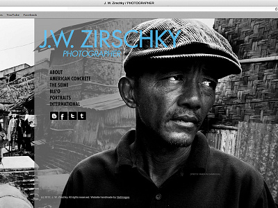Website For a Photographer desig html international makoyed photography portraits seine vadim vadimages website