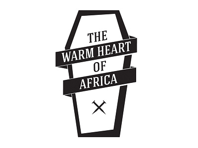 Logo Design For Documentary About Africa africa branding coffin heart illustration logo makoyed type vadim vadimages warm