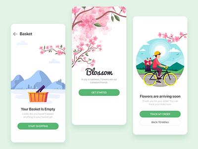 Blossom | Flower shop - Mobile app