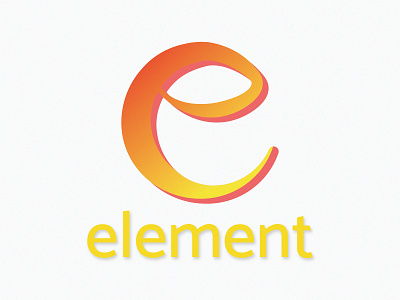 e- element Logo creative design design e logo logo logo design