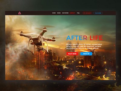 Gaming UI Header part creative design gaming gaming header gaming website header