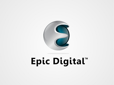 Epic Digital Logo 3dlogo branding icon it logo