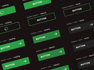 Button Stylesheet Detail button button style buttons component component ui design system figma minimal style guide ui ui design variants visual system