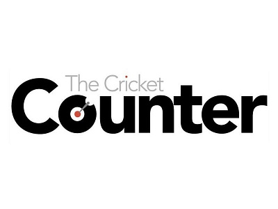 Cricket Counter Logo branding design flat illustration logo typography vector