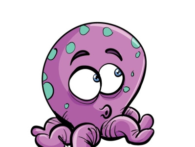 Cute octopus adobeillustrator cartoon character cute illustration illustrator octopus vector