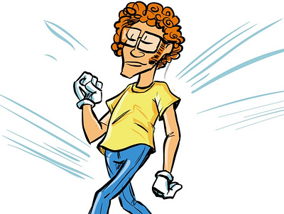 Just walking adobe adobeillustrator cartoon character funny humour illustration illustrator vector