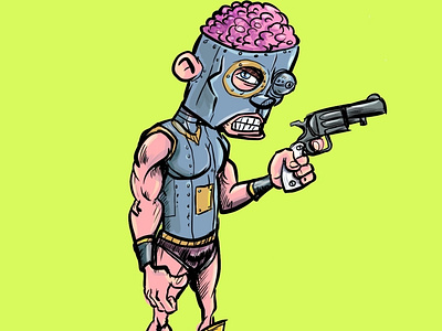 Brainy with a gun