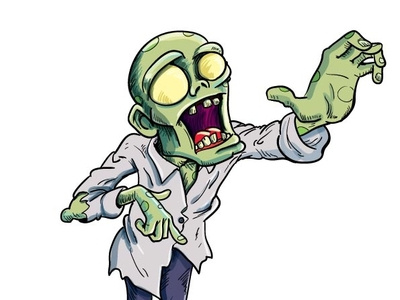 Cartoon Zombie Creeper adobeillustrator cartoon character fun green humour illustration illustrator teeth vector zombie